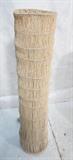 Lot 794:  Floor Lamp with tiers of wood beads.: Dimensions:  H: 48 inches: W: 9.75 inches --- 