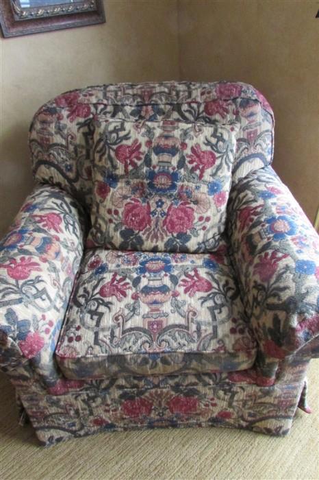 We have two Henredon Chairs & ottoman