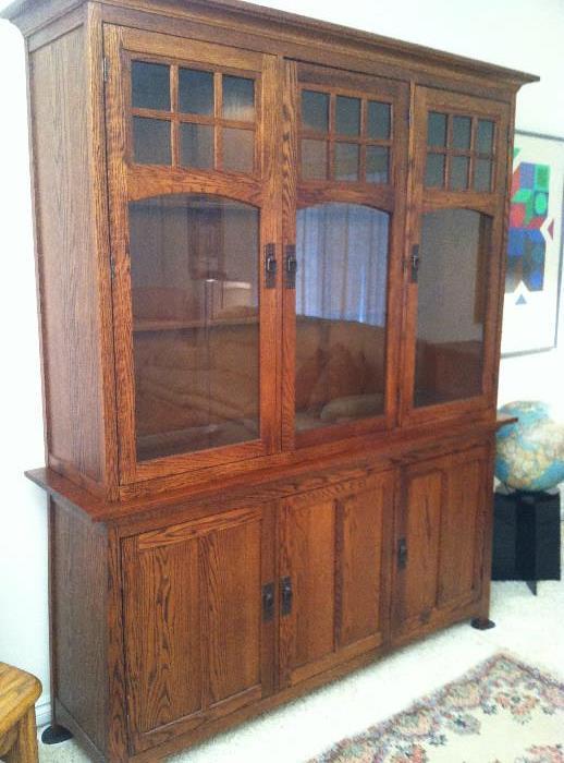 MISSION STYLE CHINA CABINET