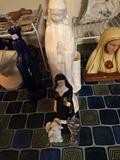         Large variety of nuns, rosaries, & angels 