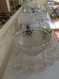                Lovely punch bowl & cups set
