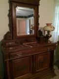    Exceptional 1700's antique dresser/ marble top
