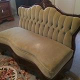                    Antique Victorian settee 