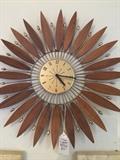 Starburst flower petal clock