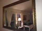 Gilt mirror 52" x 35"