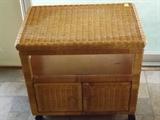 Wicker TV Stand