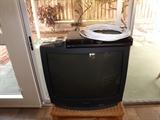 Sharp 27" TV and a Panasonic DVD Player