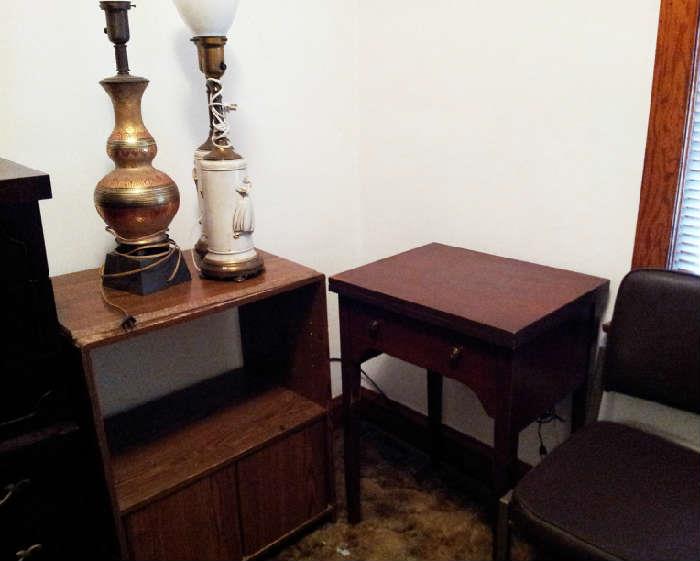 lamps, cabinet sewing machine 