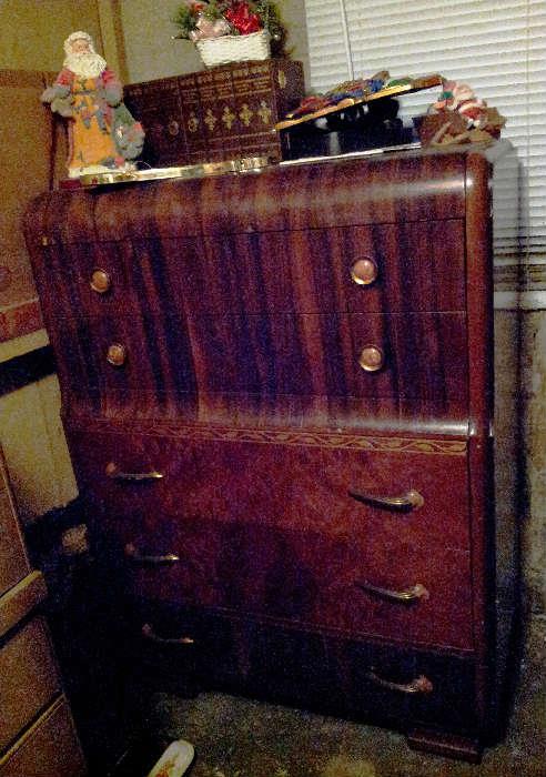 beautiful inlaid chest of drawers