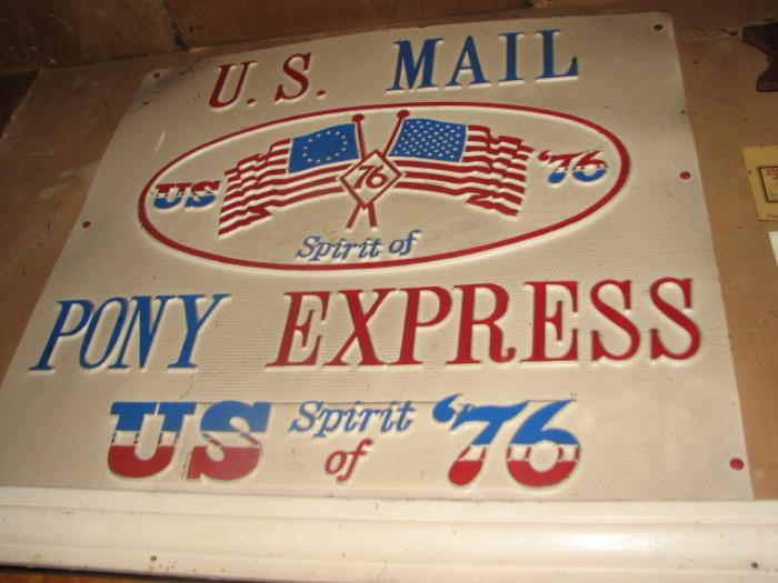 Several U.S. Mail Signs