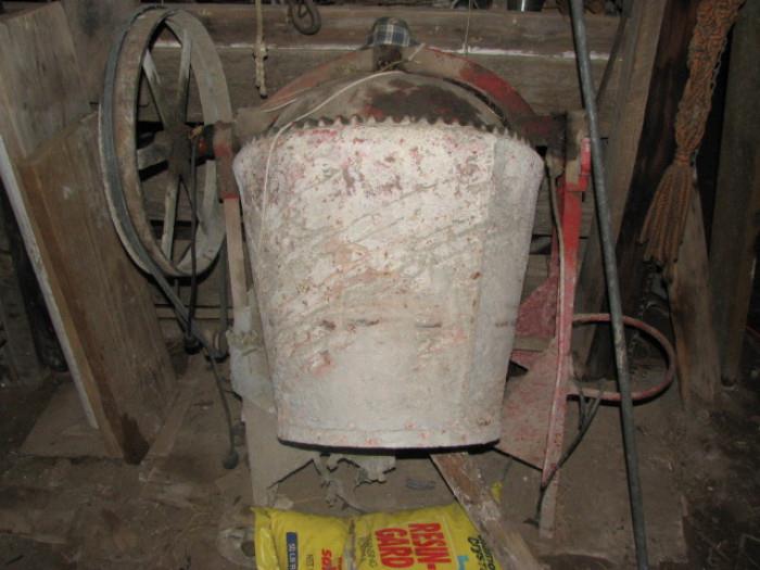 Old Cement Mixer