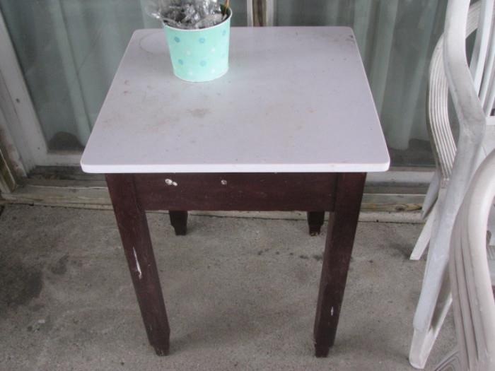Table with Marble Top 