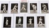 Lot#152, 1907 DIETSCHE CO. DETROIT TIGER POSTCARDS, INCLUDING: COBB, CRAWFORD, 1907, 9 PCS., H 5 1/2", W 3 1/2"A.C. Dietsche Co. Detroit, Mi. dark-hued postcards depicting black and white photos of the  American League Champion Detroit Tigers. This set of nine cards includes: Hall of Fame players, Ty Cobb and Samuel Crawford (PSA/DNA authenticated, VG-EX 4, #30392452), Charles O'Leary, David Jones, Ed Siever, Jerome Downs, Charles Schmidt, George Mullin and Herman Schaefer. Cobb card is addressed with cancelled green Franklin, 1 cent stamp.