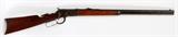 Lot#249, WINCHESTER MODEL 1892, .32 WCF CALIBER, LEVER ACTION RIFLE, 1909, L 24" BBL, 486865..Winchester lever action rifle, stamped: 'Model 1892' on tang aft of hammer. Having a round, 24" barrel, with '.32 WCF' stamped on side of barrel at receiver, with adjustable rear sight, dovetail mounted front iron sight, plus a Lyman rear tang sight with pat. Date Jan '79. having walnut stock and forearm and original metal butt plate, 15 round full tube magazine. Serial number dates rifle to 1909.
