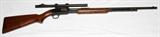 Lot#259, WINCHESTER MODEL 61, .22CAL, PUMP-ACTION RIFLE, #94493, AND 4X SCOPE, L 24" BBL. Winchester Model 61-22, .22 cal pump-action rifle, #94493, having a walnut stock and fluted forearm. Maximum capacity 22 round tubular magazine (for .22 short cartridges). Also fires 'long rifle', and 'long' cartridges with less capacity. Also includes a Mossberg M4-D 4X scope with ring sight mount. Modern firearm, long gun firearms paperwork required, GA.