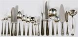 Lot#1029, GORHAM 'ETRUSCAN' STERLING FLATWARE SET, 129 PIECES.