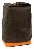 Lot#1188, LOUIS VUITTON MONOGRAM CANVAS SAC MARIN SAILOR BAG, H 26", W 14"Monogram canvas Sac Marin Sailor Bandouliere GM luggage bag by Louis Vuitton. Fitted with a strap and leather handle. Measuring H. 26" x 14".