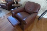 Tobacco Leather Recliner
