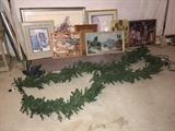 Pictures and Works of Art & Xmas Decor....