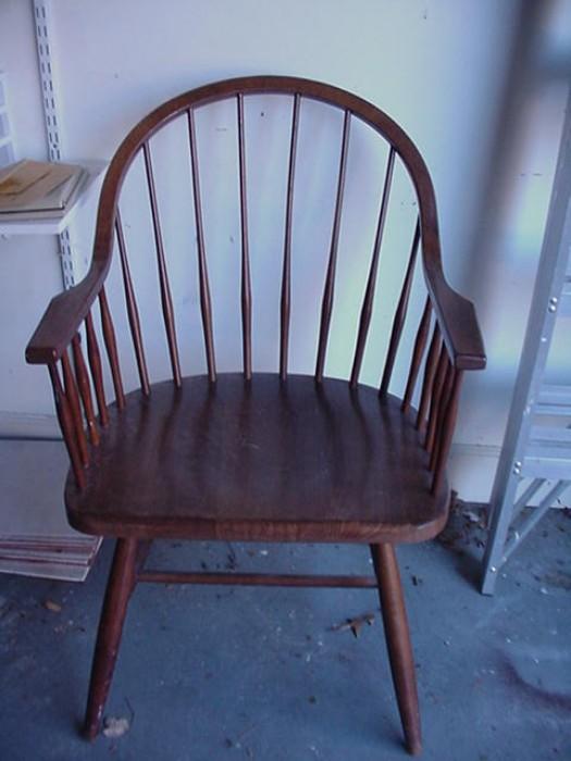 One of six Windsor chairs--4 side chairs, two arm chairs