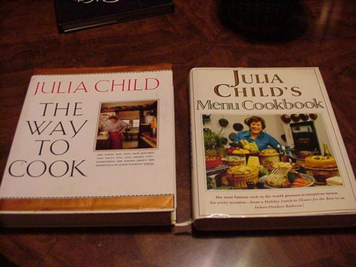 Julia Child's cookbooks