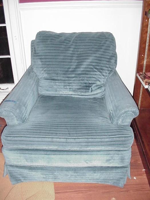 Upholstered club chair