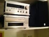 CD player & speakers