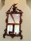 Ornate carved mirror