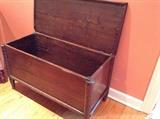 (Interior) antique blanket chest