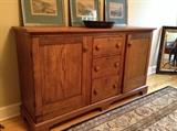 Old pine sideboard (or credenza)