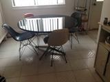 AUTHENTIC HERMAN MILLER CHAIRS-4 & TABLE