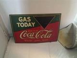 ORIGINAL AUTHENTIC COCA-COLA TIN SIGN