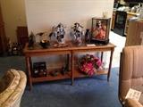 Oriental Figurines, Sofa/Hall Table