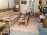 Hide a Bed Sofa, End Tables, Coffee Table, Craft Items, Chair, TV