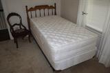 Ultra clean twin bed - headboard, frame, mattress & box spring $125