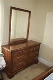 Dresser with mirror, immaculate condition - $100