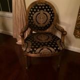 oval arm chair