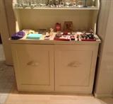 Lower part of shabby chic shelf seen in last photo - it's nearly 7 ft. tall!