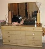 Vintage United Furniture Blonde Dresser