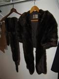 Mink stole, wrap.