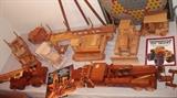 Custom made Wooden trucks and heavy equipment.