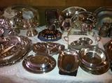More heavy silverplate  please note family kept a few items in picture