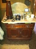 Renaissance revival eastlake commode washstand