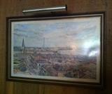 Artist Proof of New Orleans french quarter by RR Fontenot dated 1977