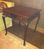 Large square 36" Card table with drawers all 4 sides