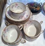Limoges cups and saucers