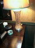cut glass lamp