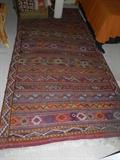 Flat weave Oriental rug