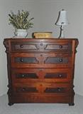 Antique Burled Walnut dresser