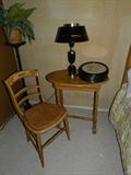 Antique Victorian Bedroom set table and two chairs included